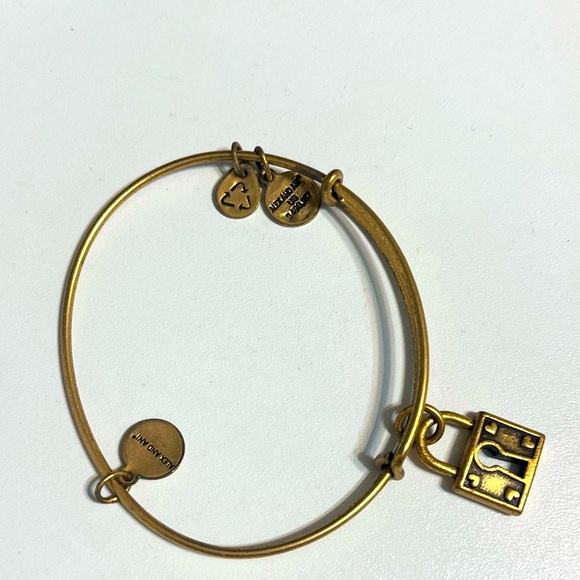 Alex and Ani Gold colored Lock bracelet - Picture 2 of 2